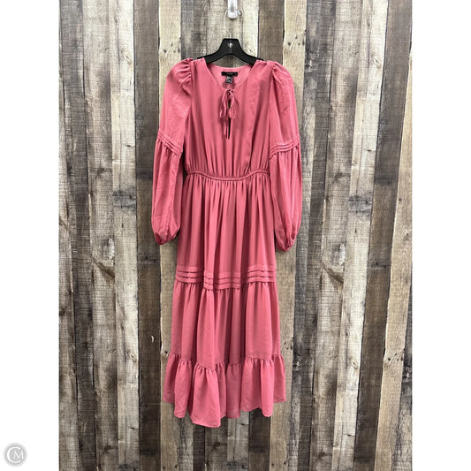 Dress Casual Maxi By Forever 21 In Pink, Size: S