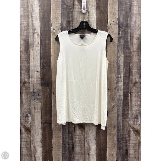Top Sleeveless By J. Jill In White, Size: S