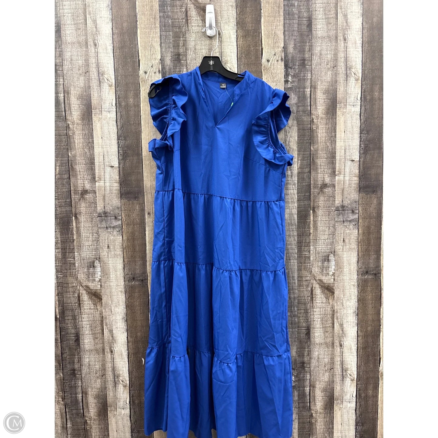 Dress Casual Maxi By Shein In Blue, Size: Xl