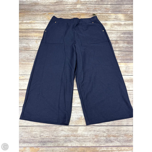 Pants Cropped By Michael By Michael Kors In Navy, Size: 1x