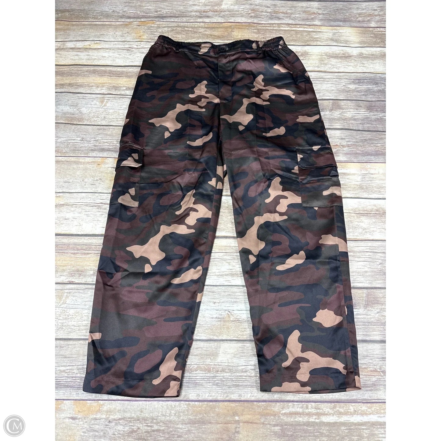 Pants Wide Leg By Bar Iii In Camouflage Print, Size: 0x
