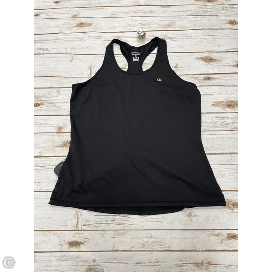 Athletic Tank Top By Champion In Black, Size: Xl