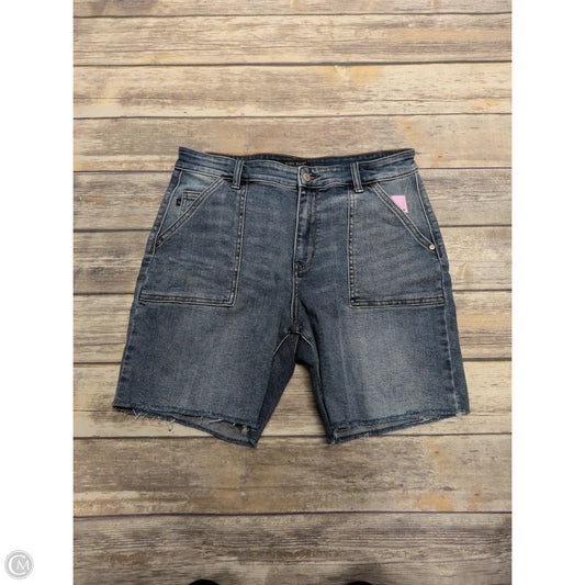 Shorts By Judy Blue In Blue Denim, Size: Xl