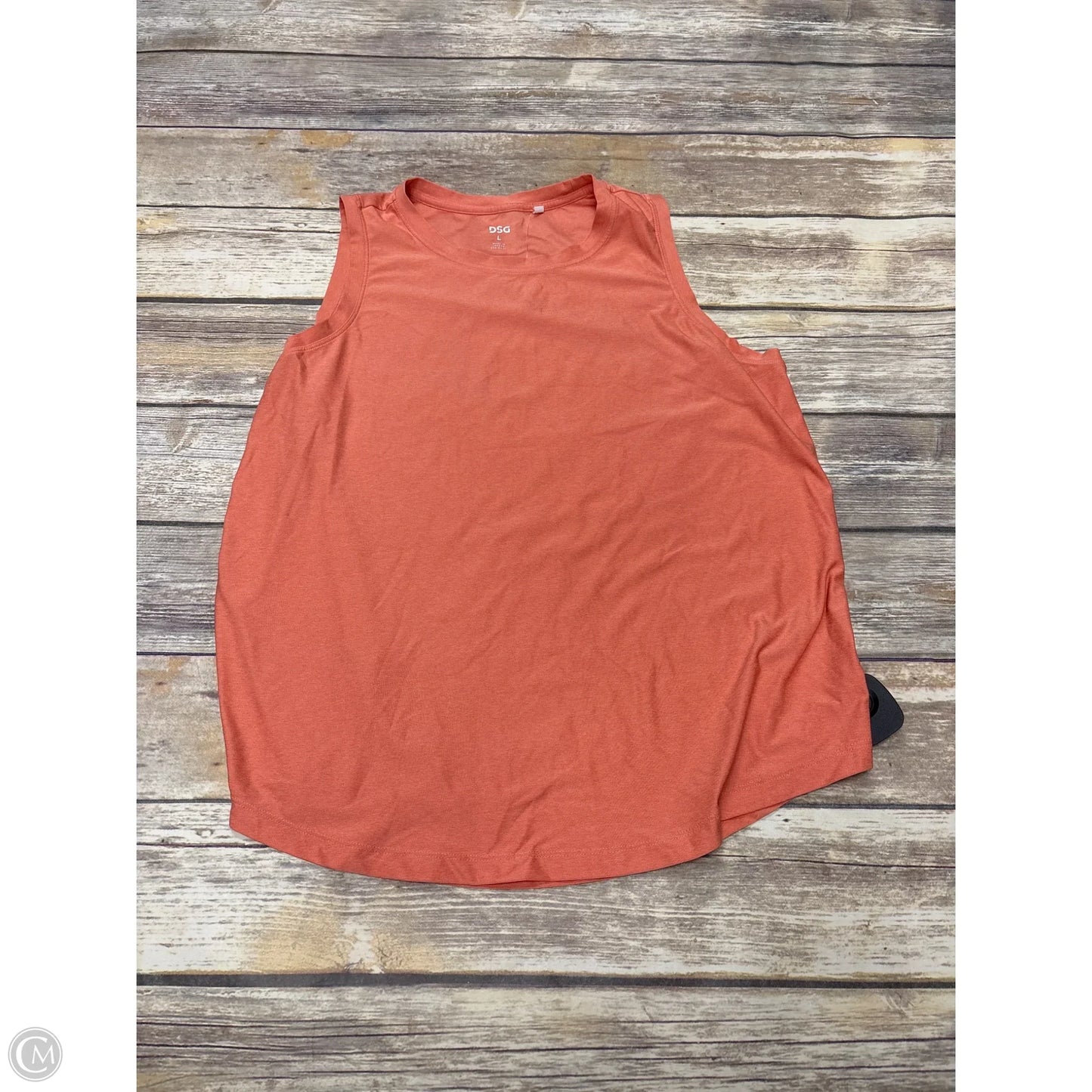 Athletic Tank Top By Dsg Outerwear In Peach, Size: L