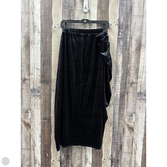 Skirt Maxi By Terra & Sky In Black, Size: 4x