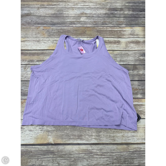 Athletic Tank Top By All In Motion In Purple, Size: 1x