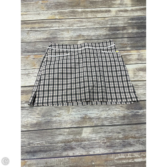 Skirt Midi By Izod In Checkered Pattern, Size: 8