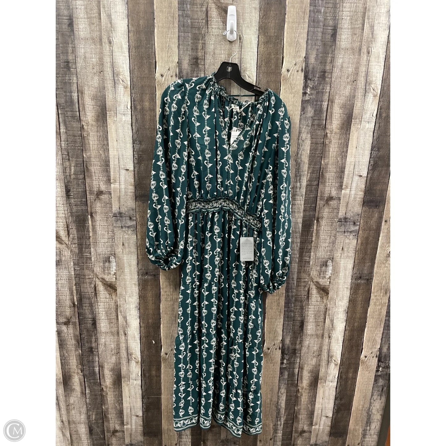 Dress Casual Maxi By Max Studio In Green, Size: L