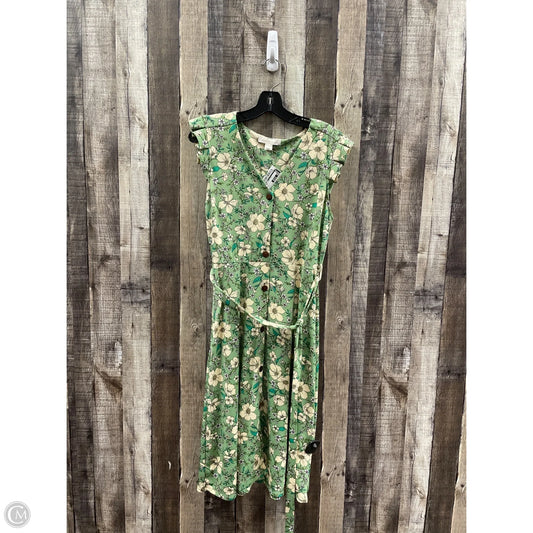 Dress Casual Maxi By Monteau In Green, Size: L
