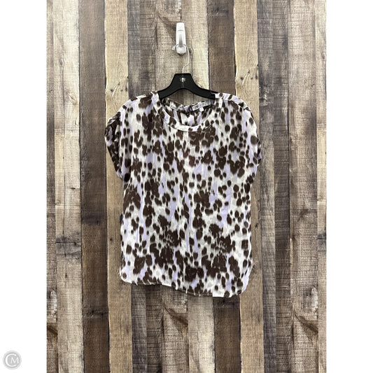 Top Short Sleeve By Jennifer Lopez In Multi-colored, Size: Xs