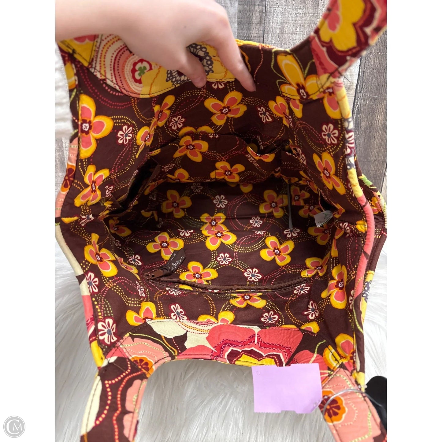 Handbag By Vera Bradley, Size: Medium