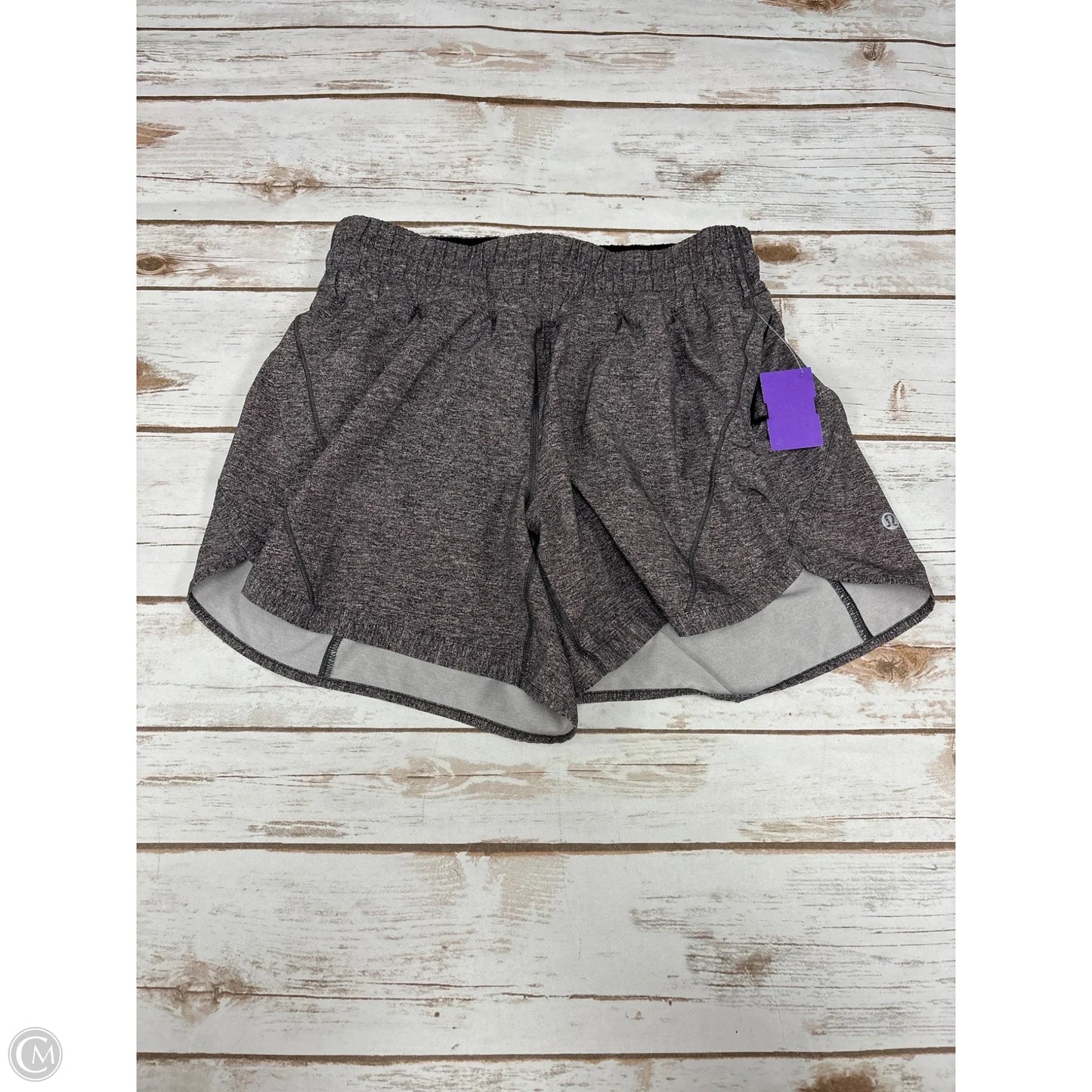 Athletic Shorts By Lululemon In Grey, Size: 6