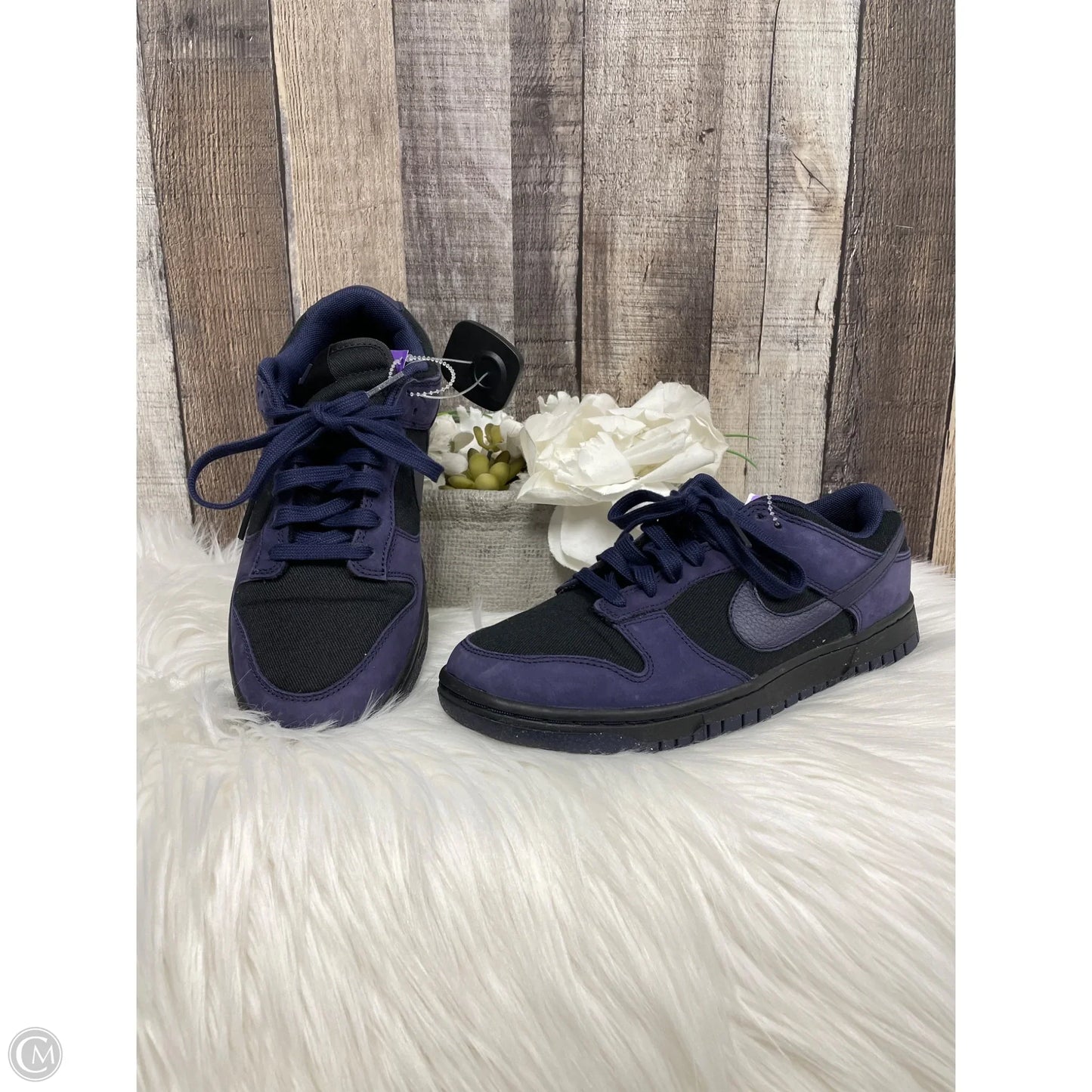 Shoes Athletic By Nike In Black & Purple, Size: 7
