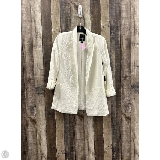 Blazer By Simply Vera In White, Size: Xs