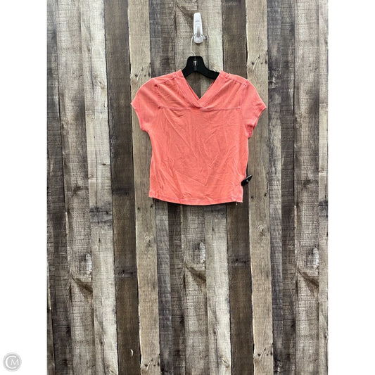 Top Short Sleeve By Free People In Peach, Size: M