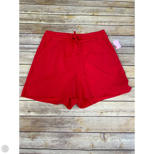 Shorts By Zenana In Red, Size: L