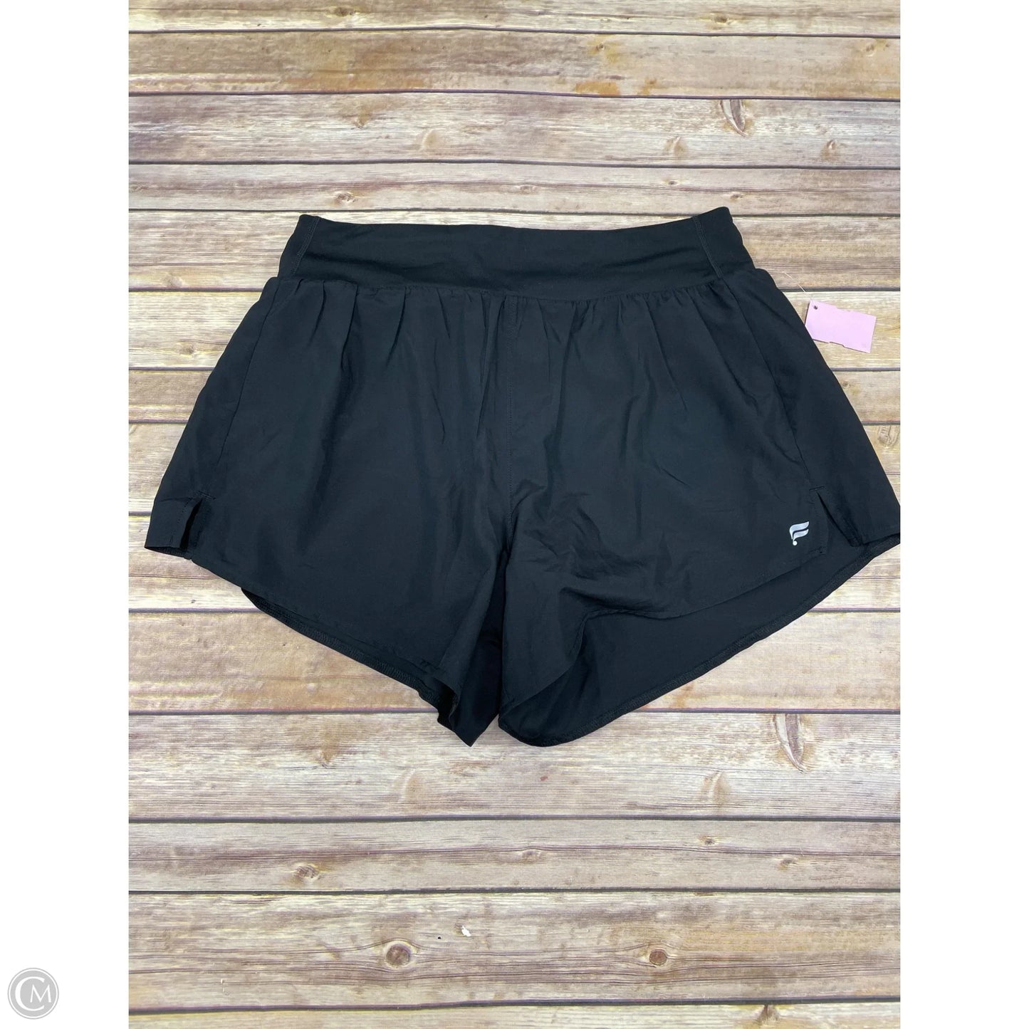 Athletic Shorts By Fabletics In Black, Size: L