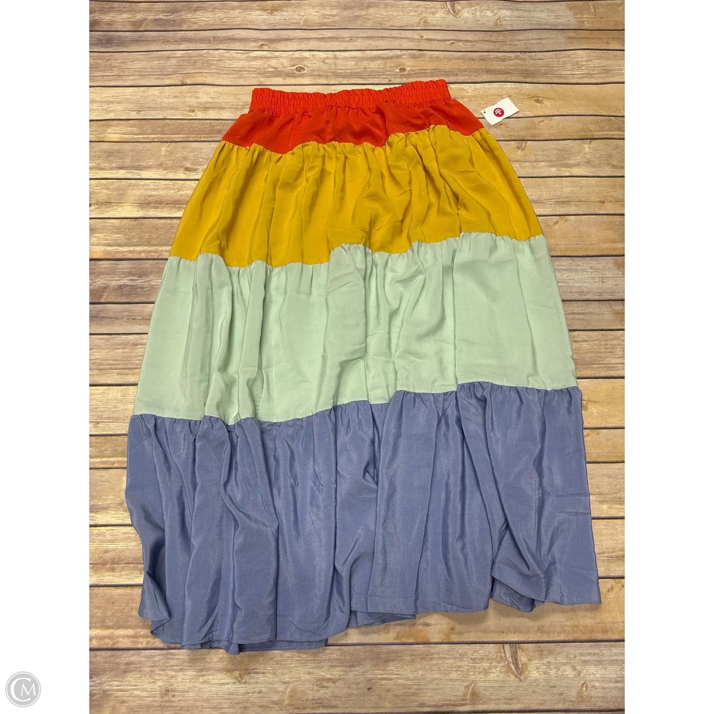 Skirt Maxi By Ee Some In Rainbow Print, Size: M