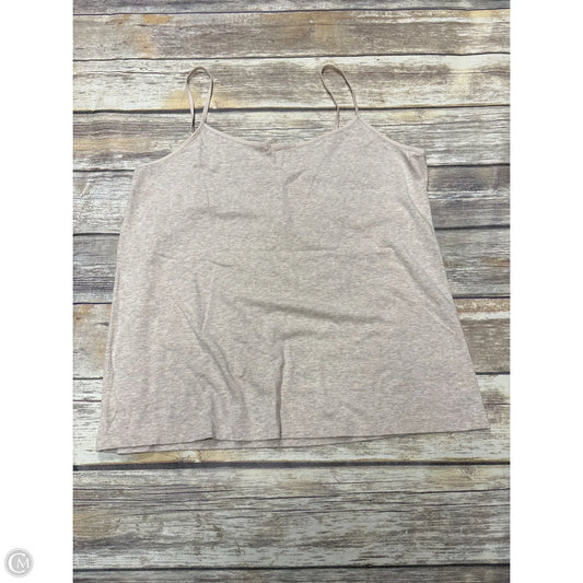 Tank Top By Time And Tru In Tan, Size: 3x