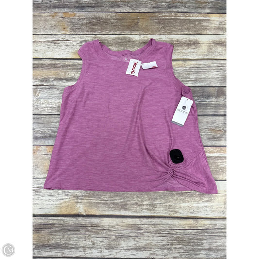 Athletic Tank Top By Apana In Pink, Size: Xl