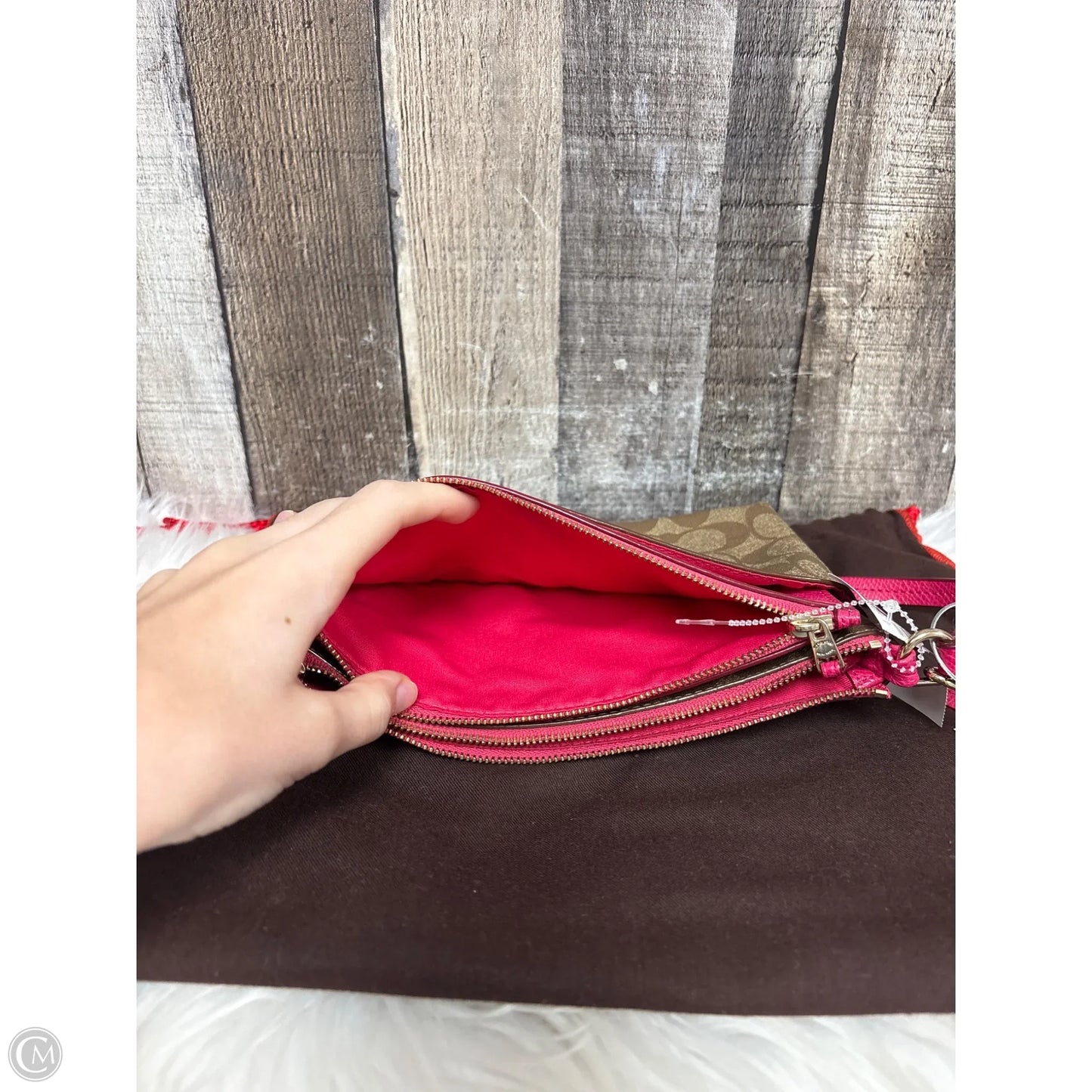 Wristlet Designer By Coach, Size: Medium