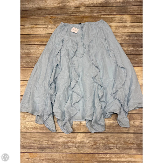 Skirt Maxi By American Eagle In Blue, Size: M