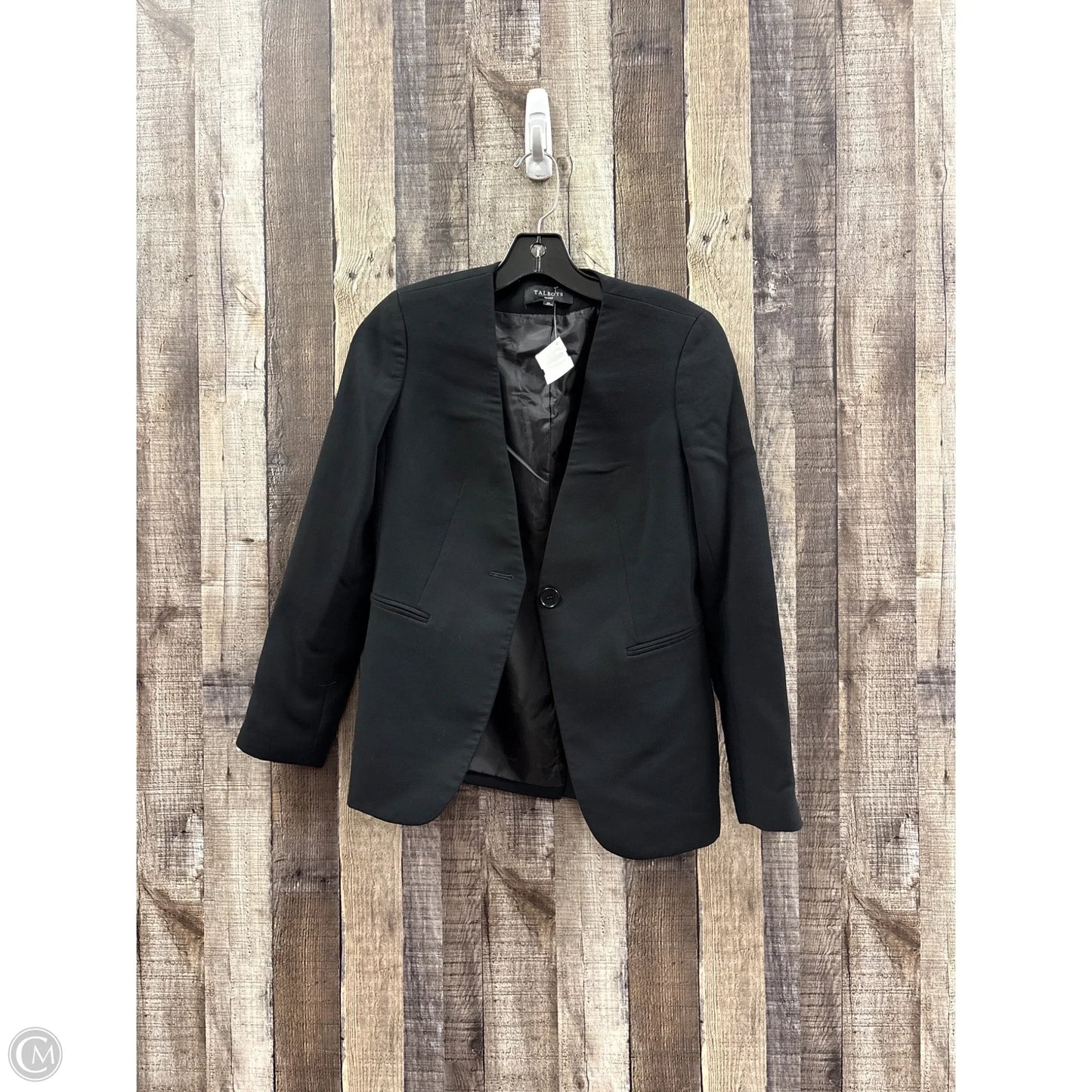 Blazer By Talbots In Black, Size: 0p