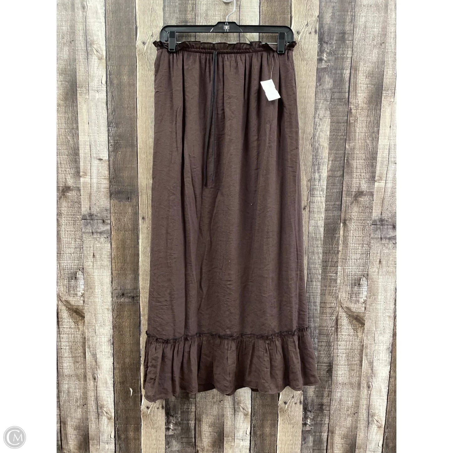 Skirt Maxi By Cme In Brown, Size: Xs