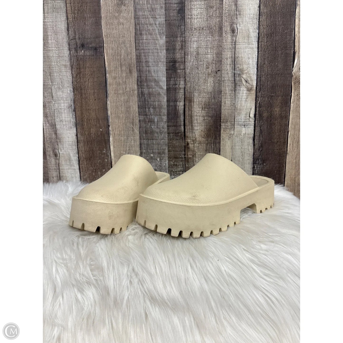 Sandals Heels Wedge By Jeffrey Campbell In White, Size: 9.5