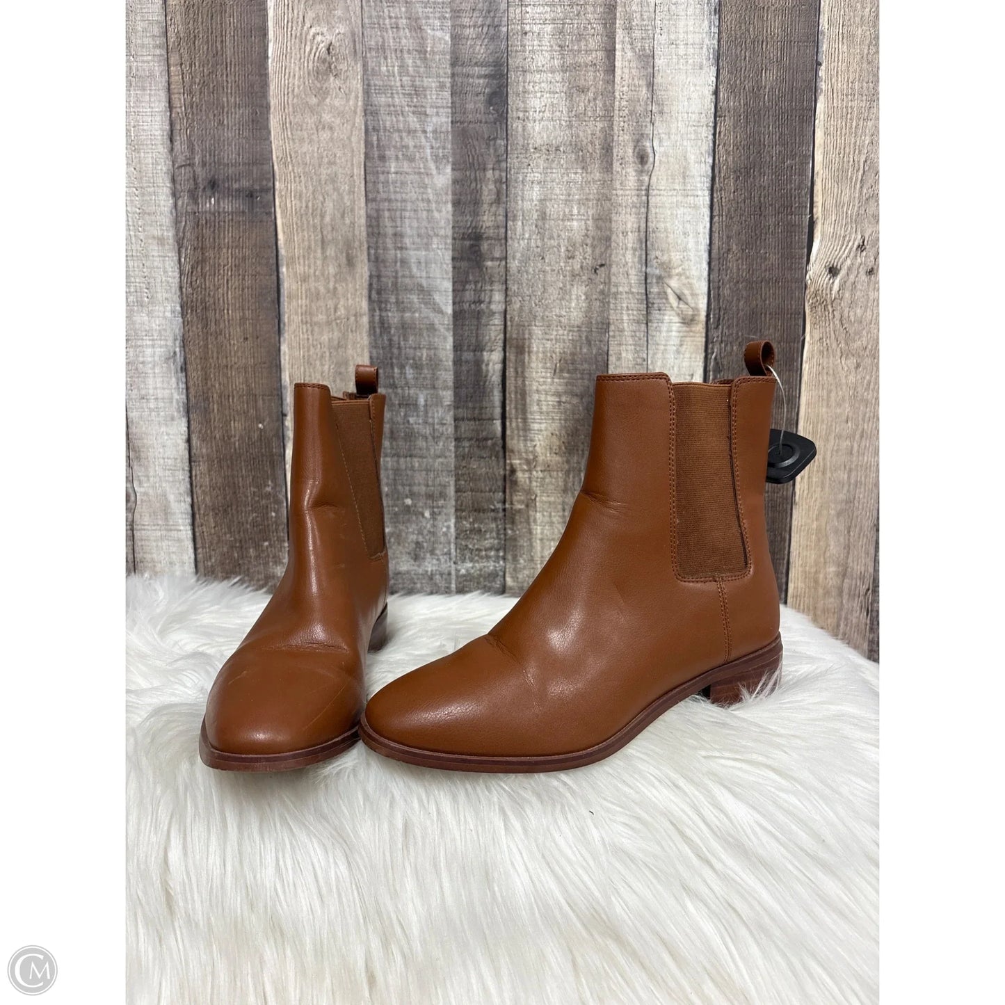 Boots Ankle Flats By J. Crew In Brown, Size: 7