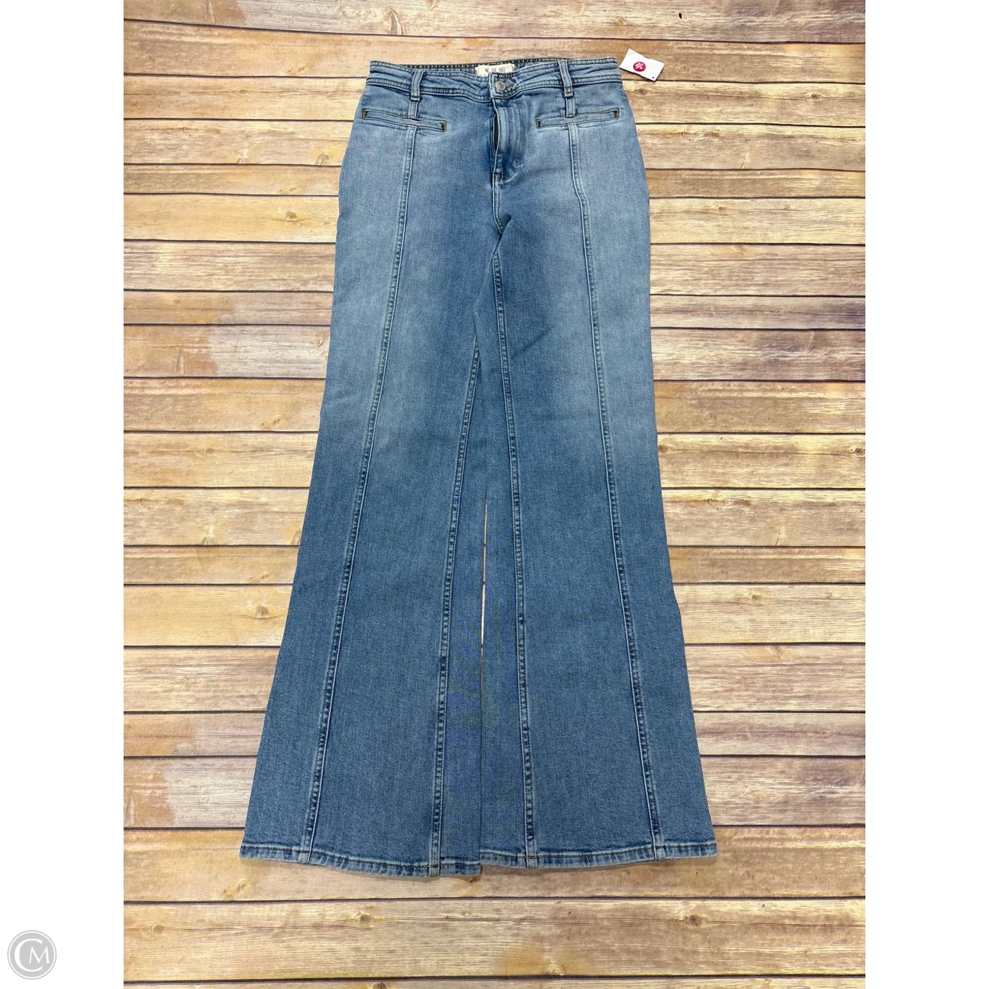 Jeans Straight By We The Free In Blue Denim, Size: 8