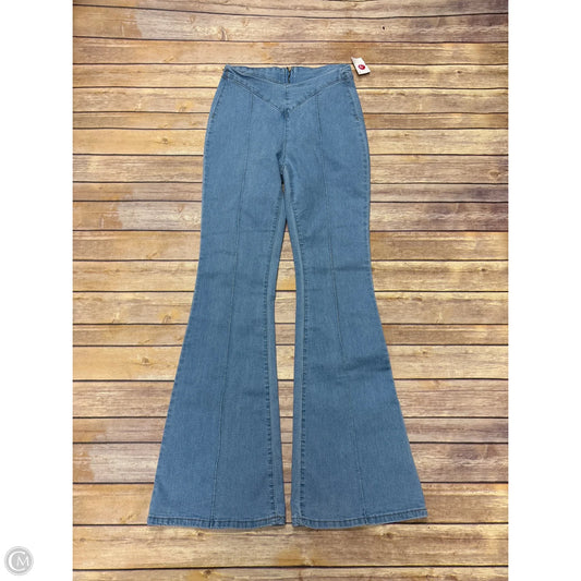 Jeans Flared By Shein In Blue Denim, Size: 6
