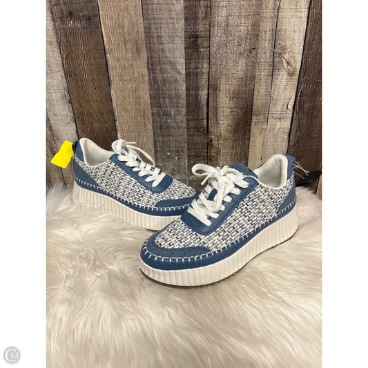 Shoes Sneakers By Universal Thread In Blue & White, Size: 10