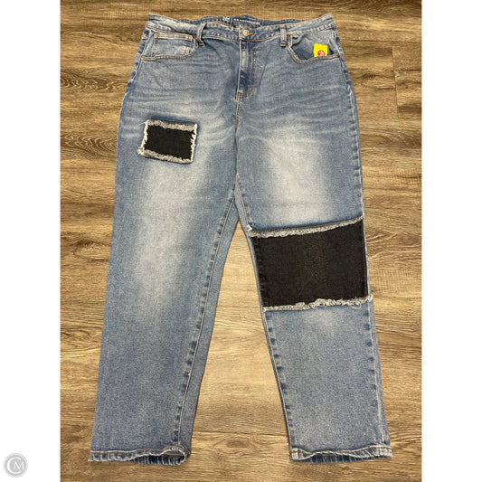 Jeans Straight By No Boundaries In Blue Denim, Size: 20