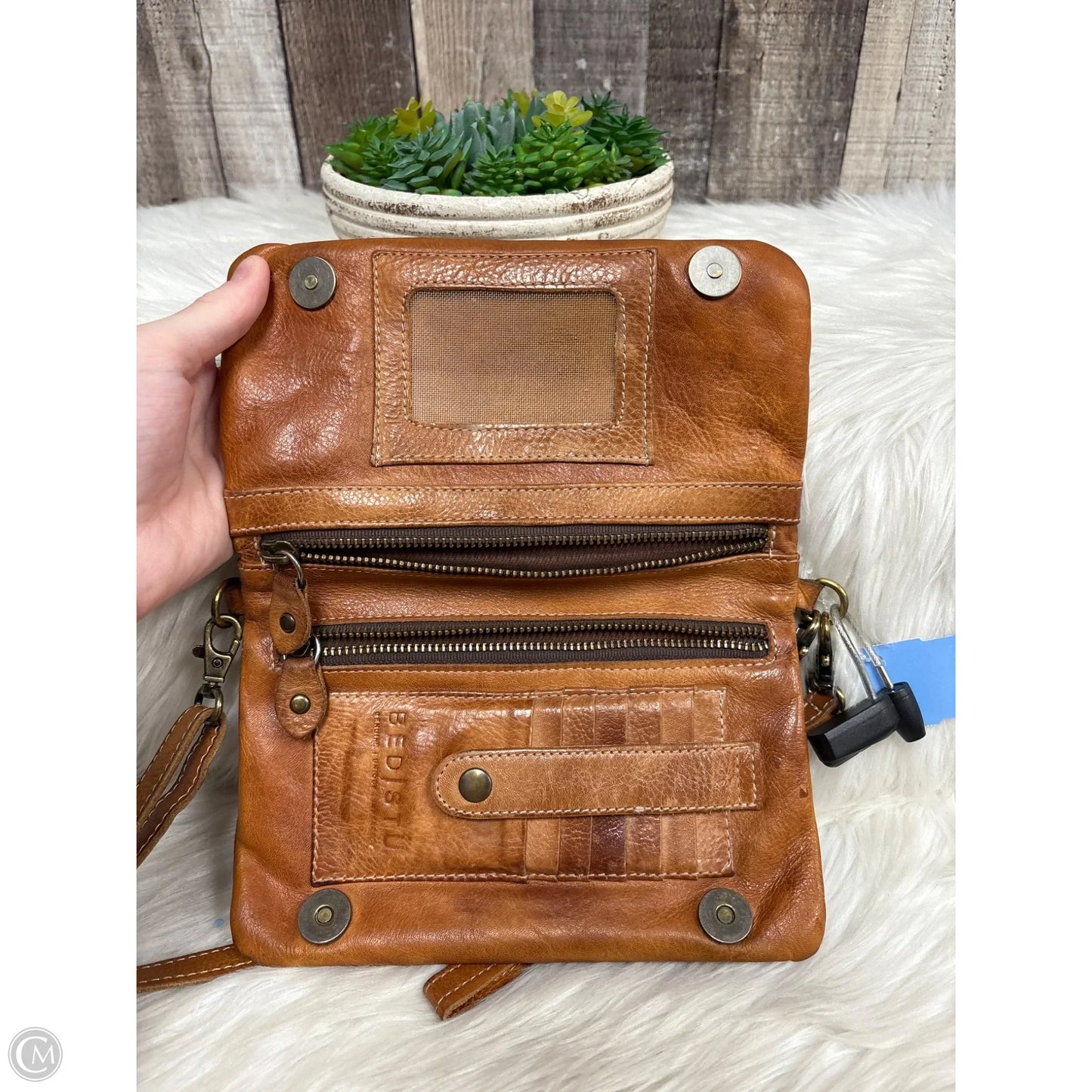 Crossbody Leather By Bed Stu, Size: Small