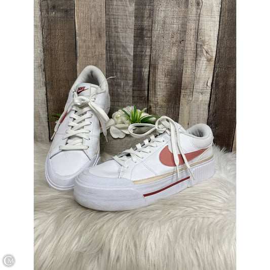 Shoes Sneakers By Nike In White, Size: 9.5