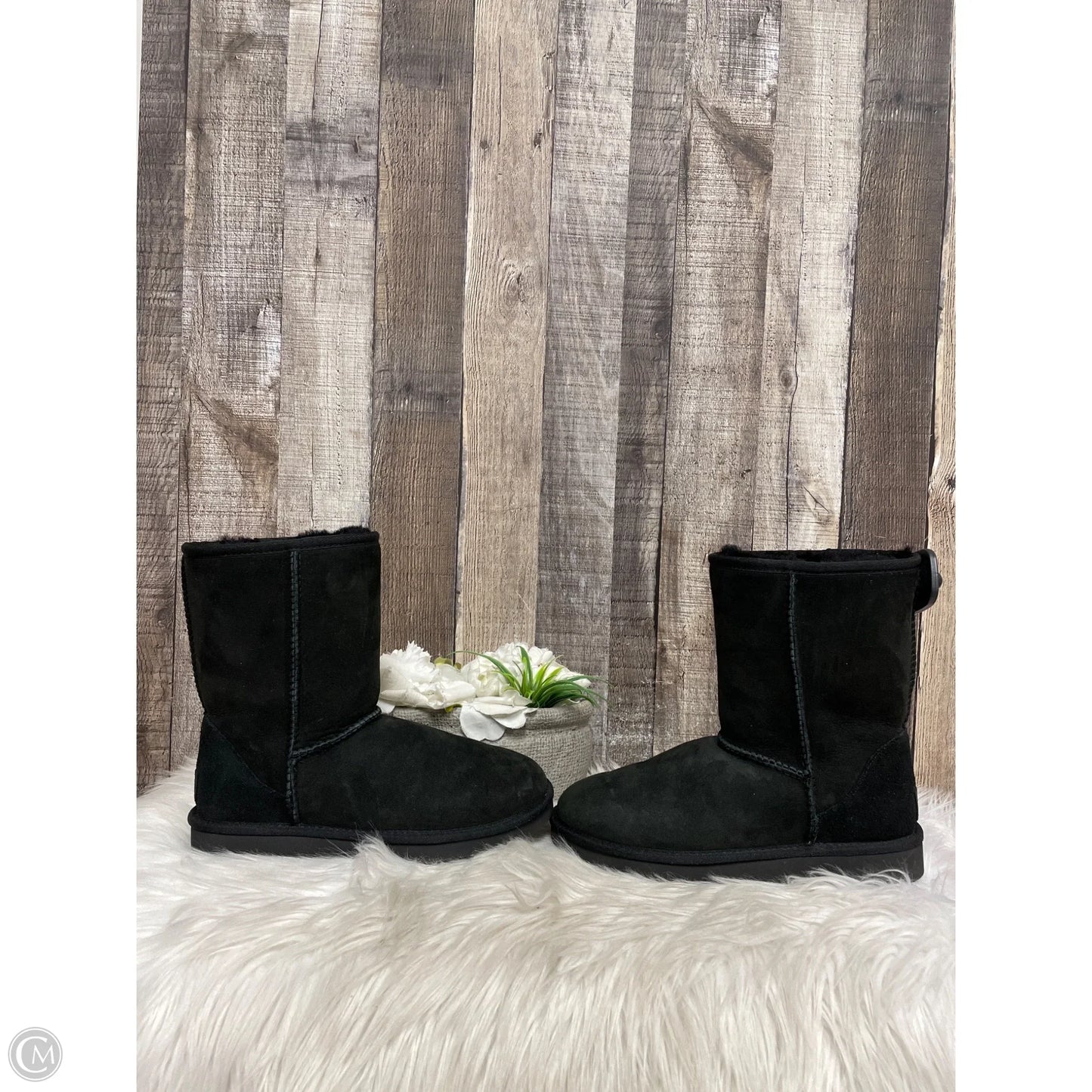 Boots Designer By Ugg In Black, Size: 6