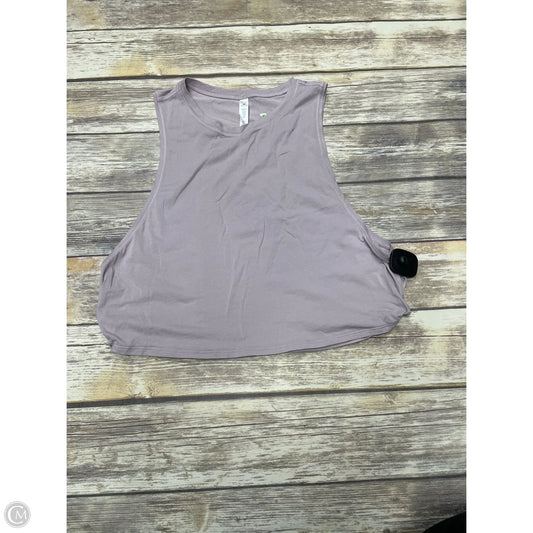 Athletic Tank Top By Crz Yoga In Purple, Size: M