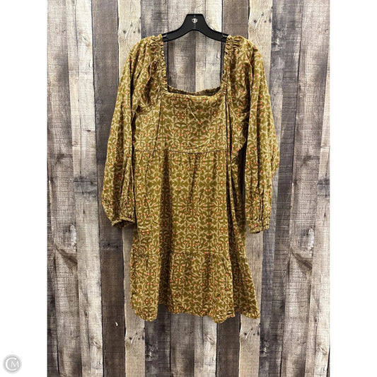 Dress Casual Midi By Universal Thread In Green, Size: Xl