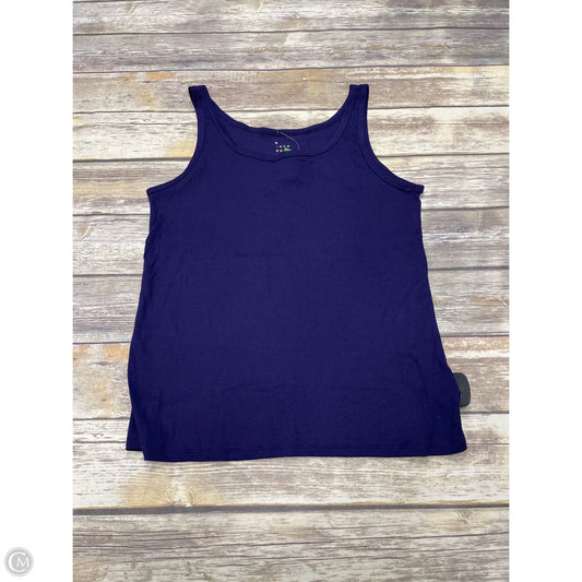 Top Sleeveless Basic By A New Day In Purple, Size: Xl