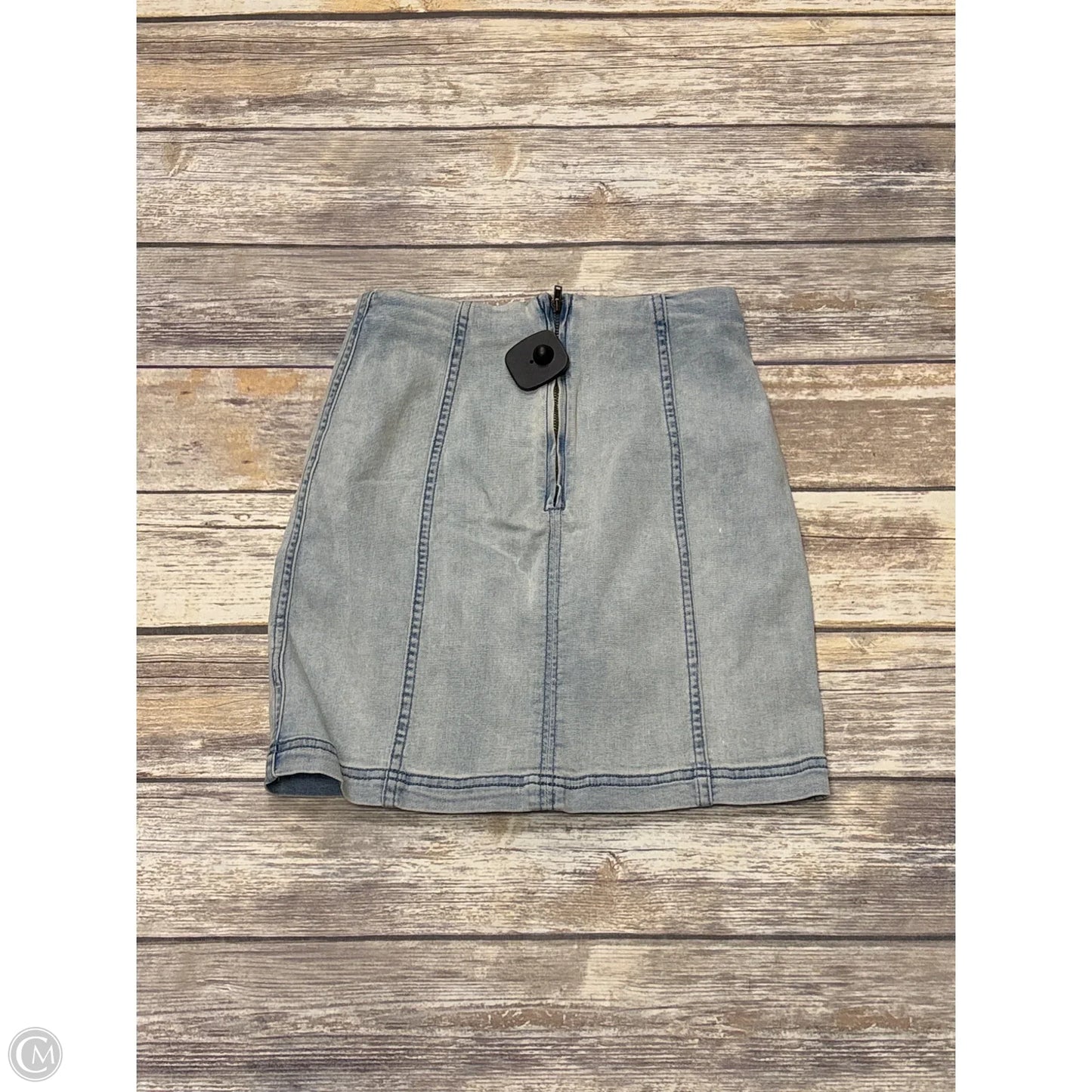 Skirt Maxi By Free People In Blue Denim, Size: 4