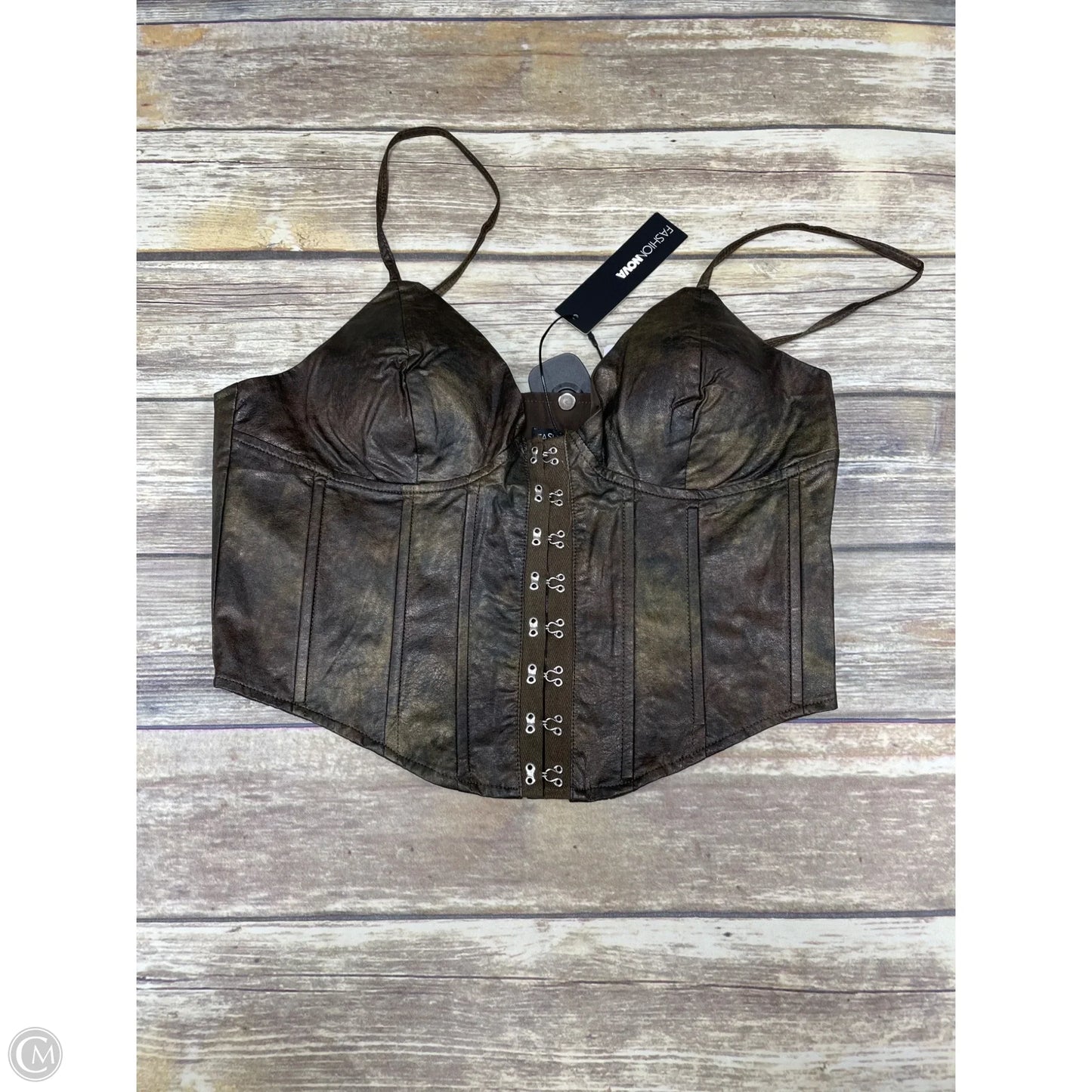 Skirt Set 2pc By Fashion Nova In Brown, Size: L