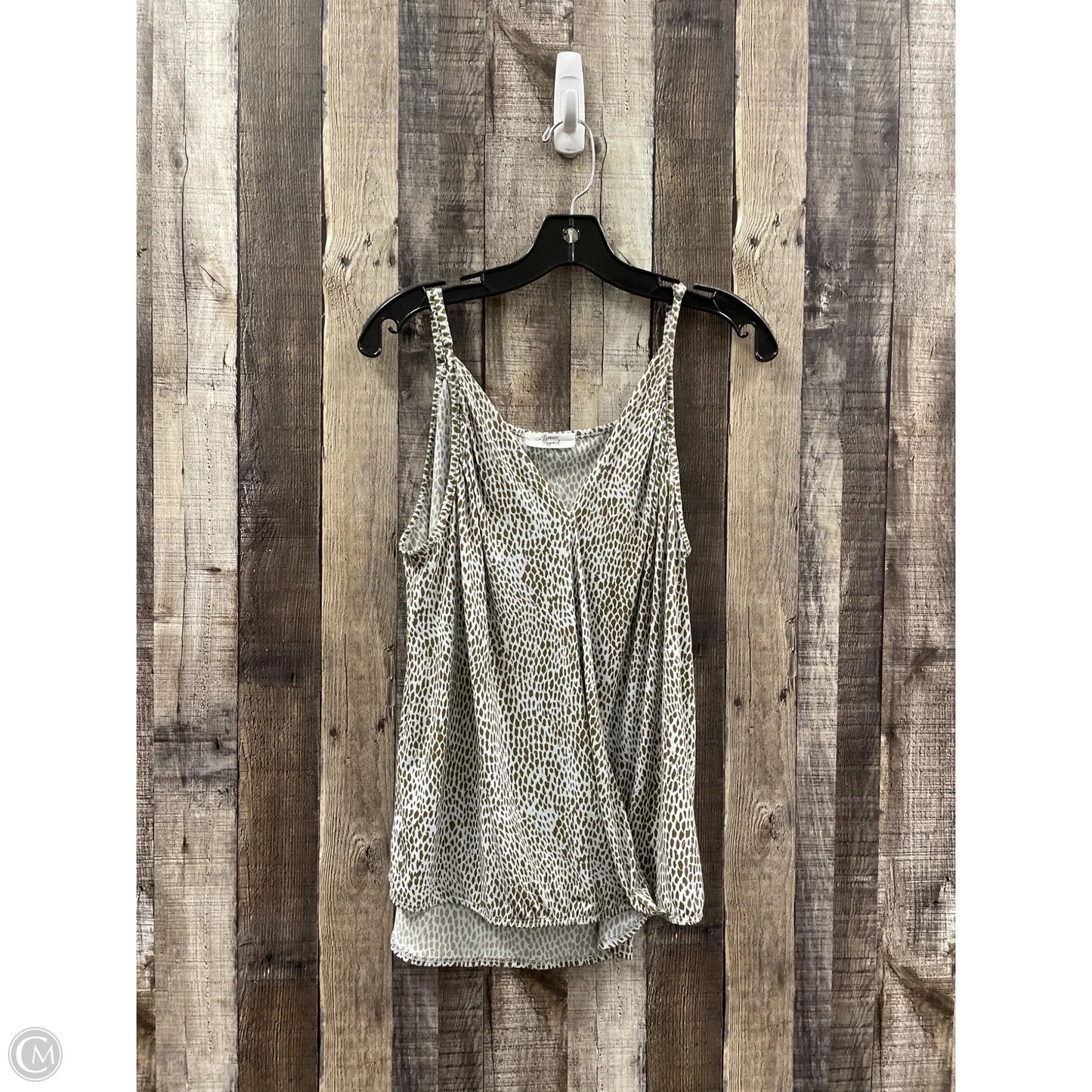 Top Sleeveless By Cme In Animal Print, Size: L