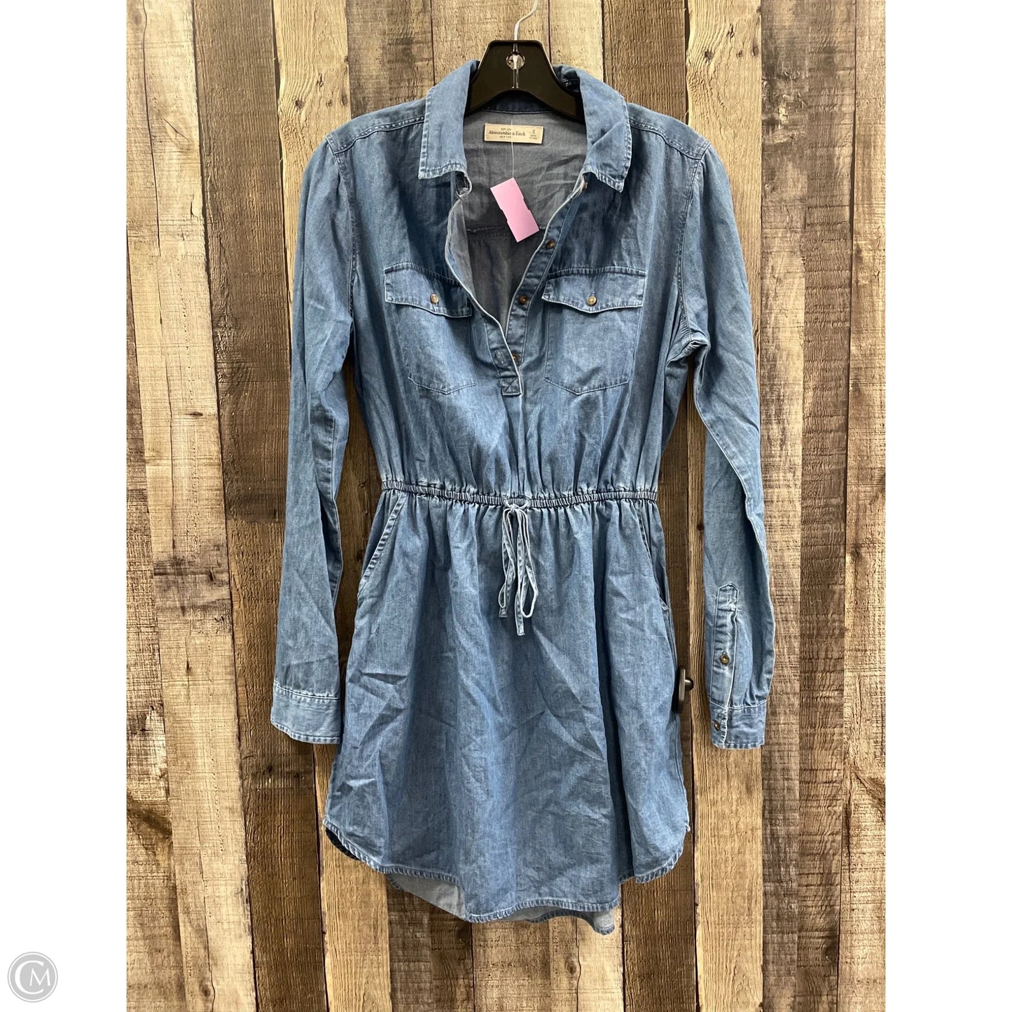 Dress Casual Midi By Abercrombie And Fitch In Blue, Size: S
