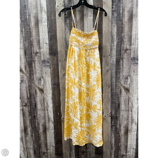 Dress Casual Maxi By By The River In Yellow, Size: S