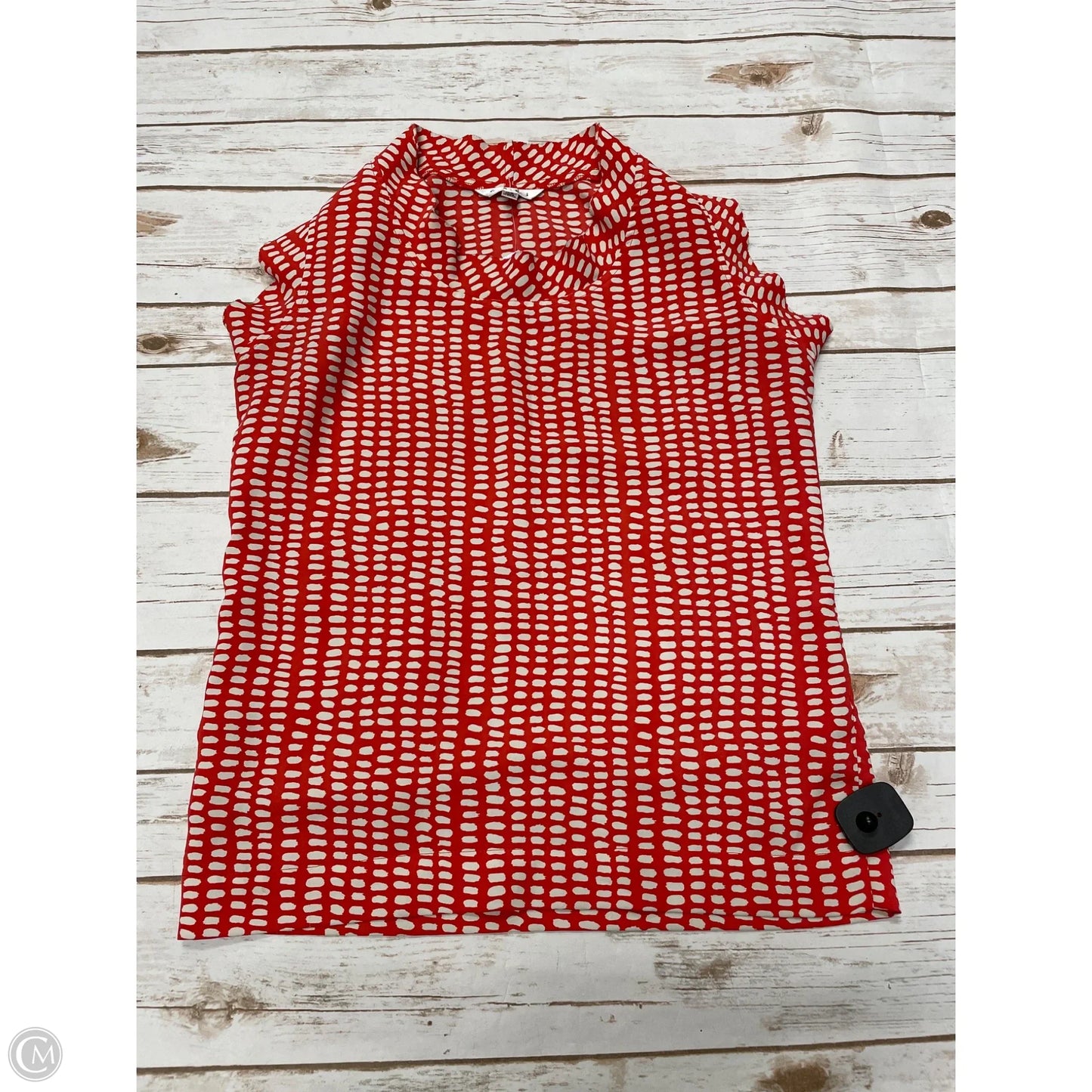 Top Sleeveless By Cabi In Orange, Size: Xs