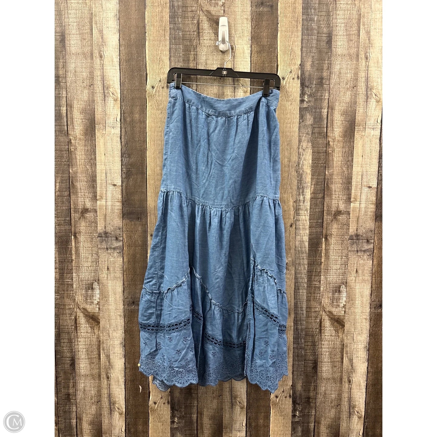 Skirt Maxi By Jessica Simpson In Blue, Size: L