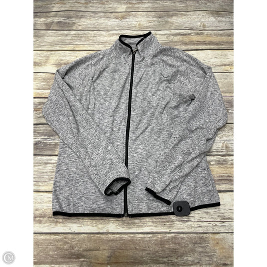 Athletic Jacket By Tek Gear In Grey, Size: Xl