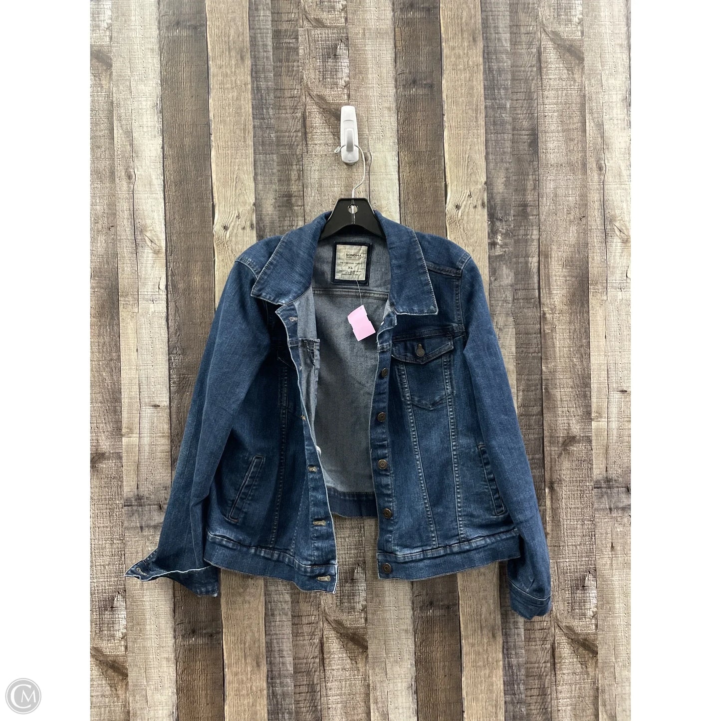 Jacket Denim By Sonoma In Blue, Size: Xl