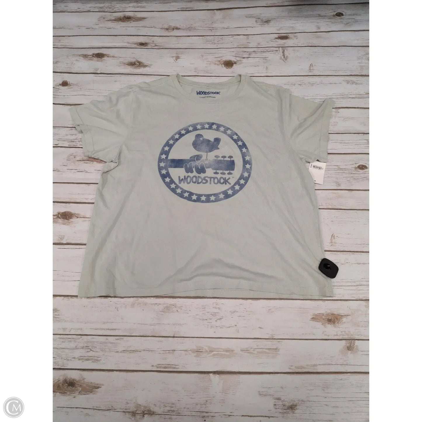 Top Short Sleeve Basic By Lucky Brand In Green, Size: Xl